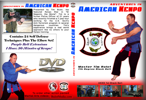 Kenpo Karate DVD Video 1st Degree Black Belt – Tim Bulot Digital Download